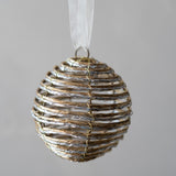 Metallic Paper Ball Ornament