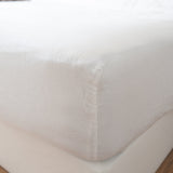 Stonewashed Linen Fitted Sheet