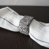 Square Beaded Napkin Rings