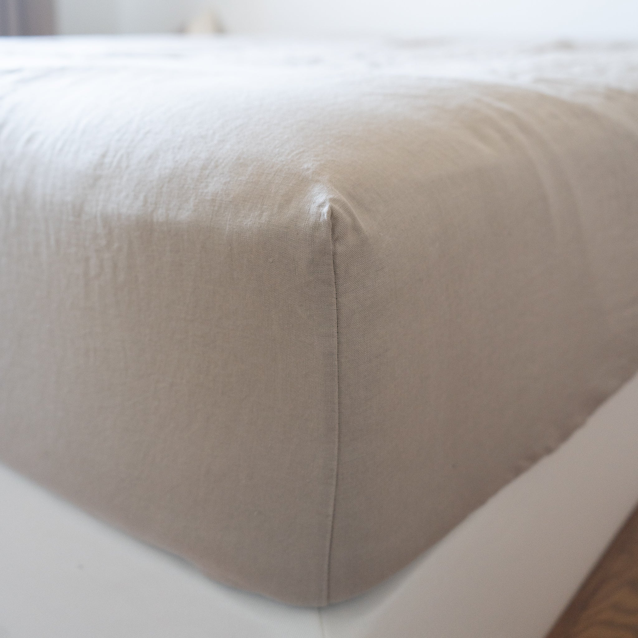 Stonewashed Linen Fitted Sheet