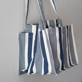 Stripe Shopping Tote