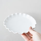 Calypso Scalloped Dessert Plate