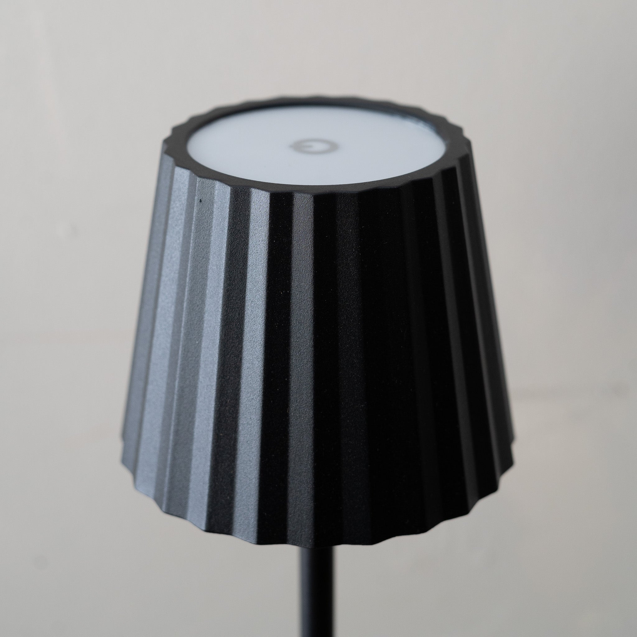 Fluted Shade LED Portable Lamp