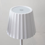 Fluted Shade LED Portable Lamp