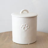 Treat Canister w/ Paw Print