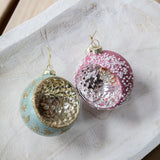 Glittery Reflector Ball Ornament