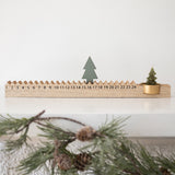 Notched Wood Advent Calendar