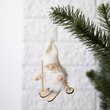 Mini Skier Ornament