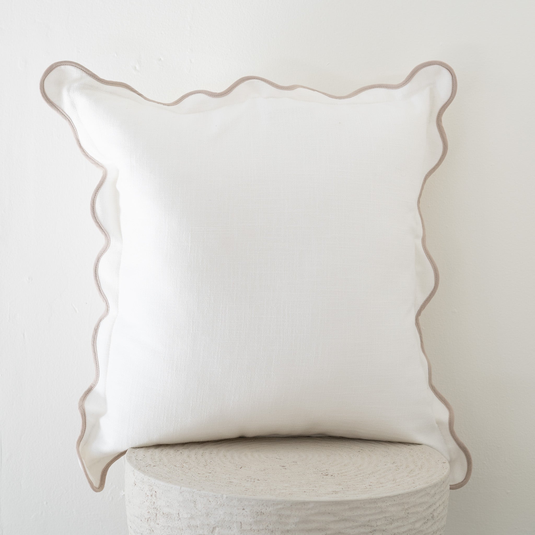 Scalloped Edge Pillow