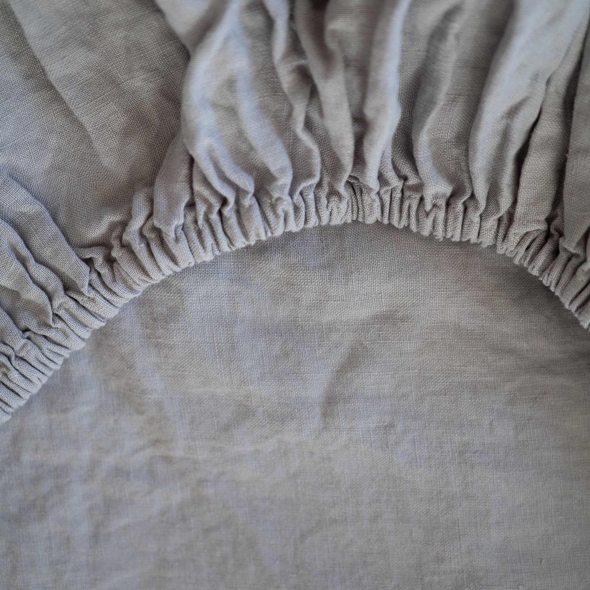 Stonewashed Linen Fitted Sheet