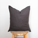 Edged Linen Pillow Cover