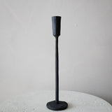 Black Luna Forged Candlestick