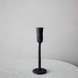 Black Luna Forged Candlestick