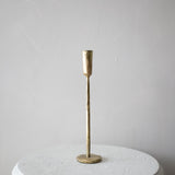 Gold Luna Forged Candlestick