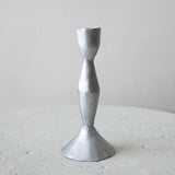 Zora Forged Candlestick Silver