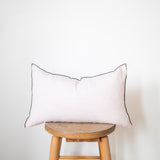 Edged Linen Pillow Cover