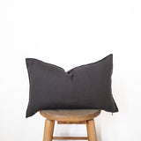 Edged Linen Pillow Cover