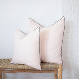 Edged Linen Pillow Cover