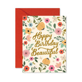 Happy Birthday Beautiful Greeting Card