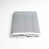 Grey Cashmere Reversible Blanket