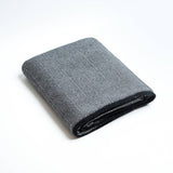 Charcoal Cashmere Reversible Blanket