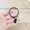 black matte clip curtain rings