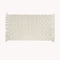 White Jaquard Bath Mat